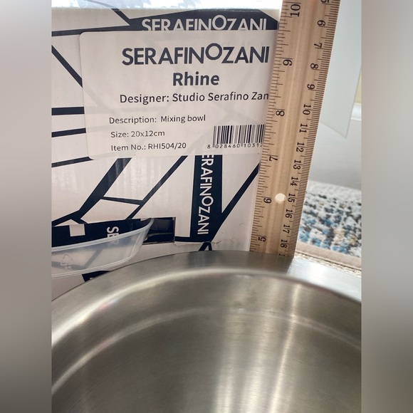 SERAFINOZANI stainless steel mixing bowl - Picture 10 of 13
